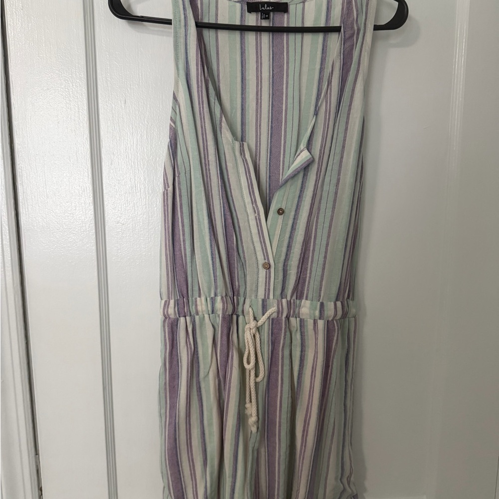 Lulu's Pastel Striped Mini Dress